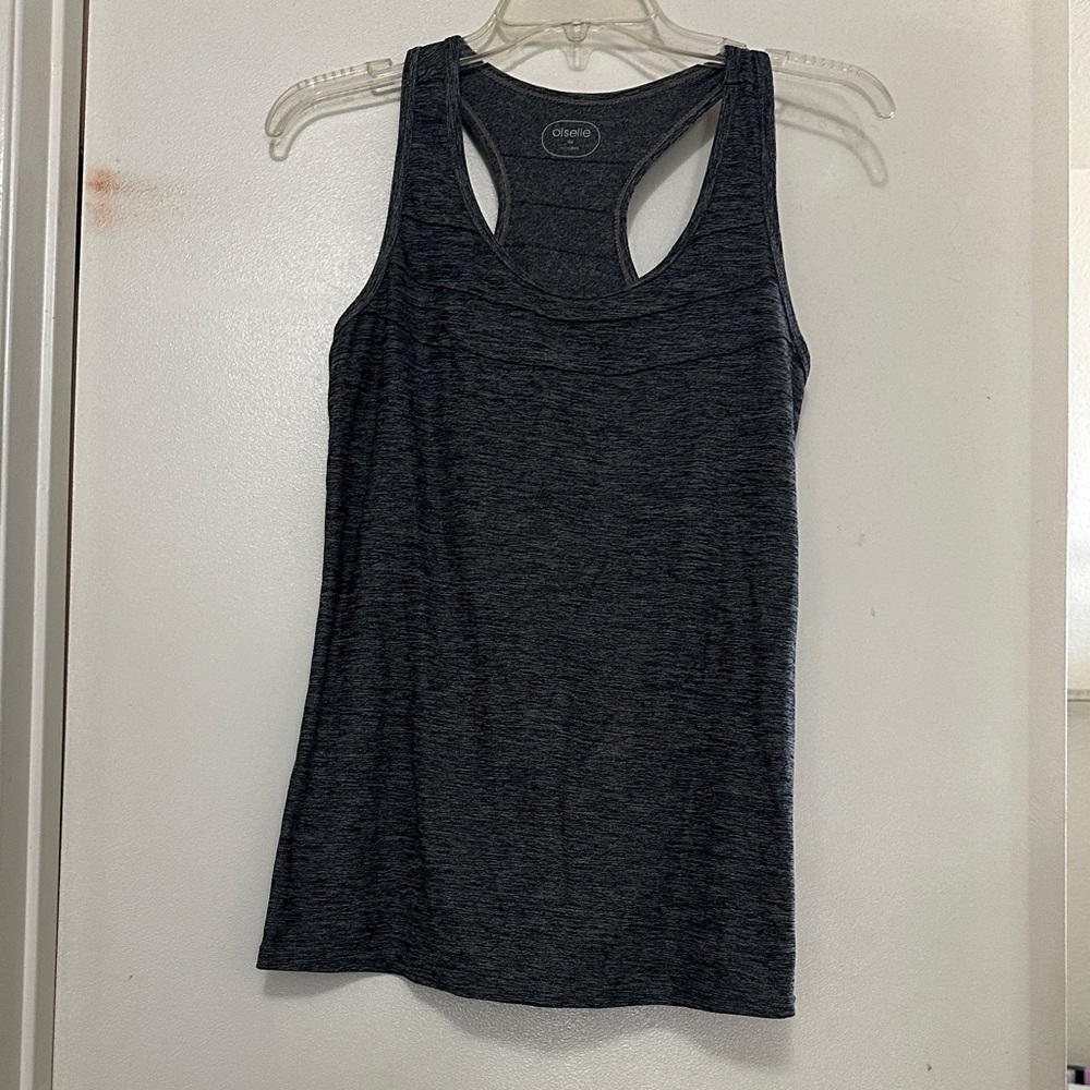 Oiselle Women's Charcoal Running Tank Top Size 4 Small